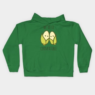 We're So Cornpatible Kids Hoodie